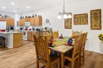 Kitchen and dining area